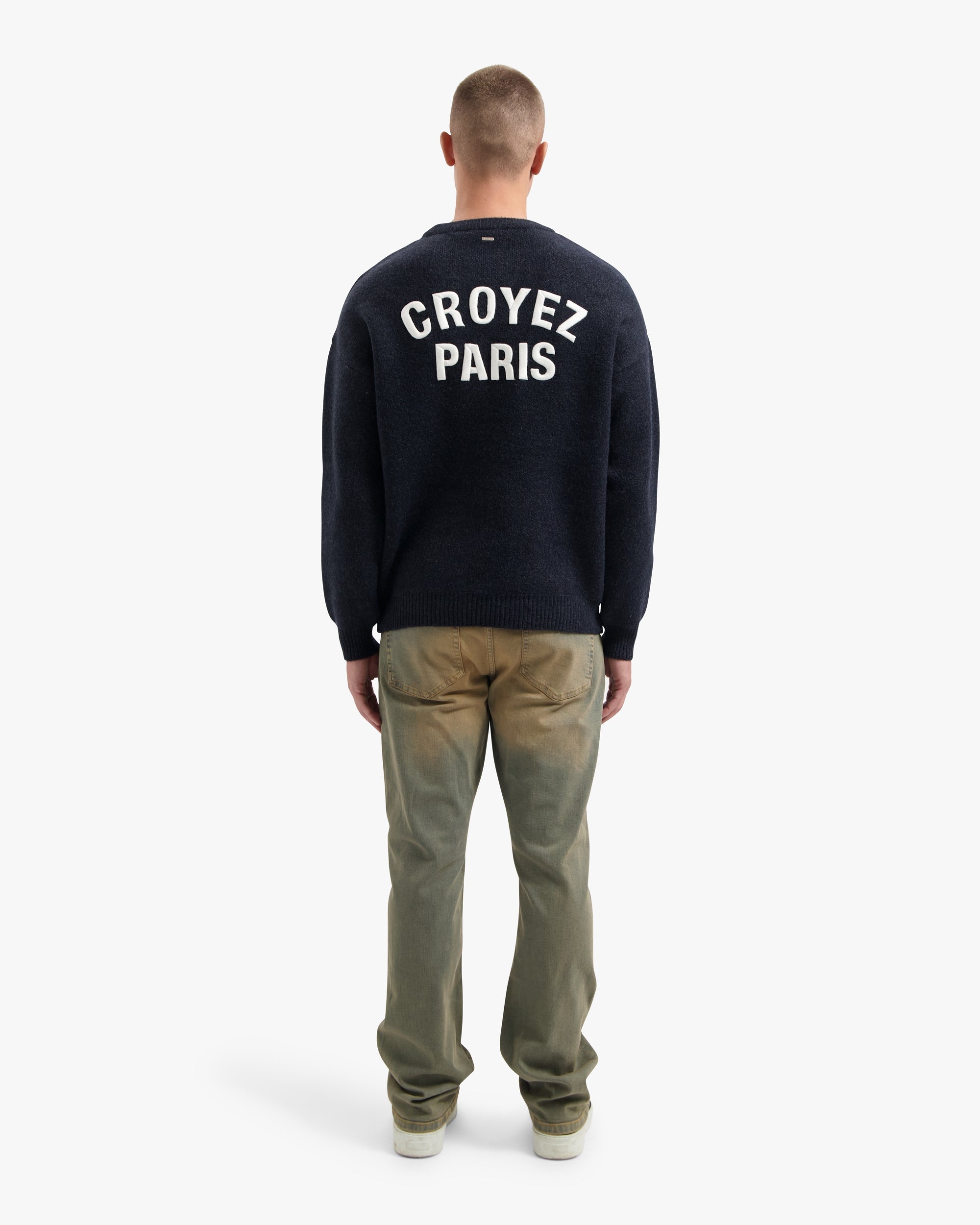CROYEZ PARIS KNIT SWEATER | NAVY