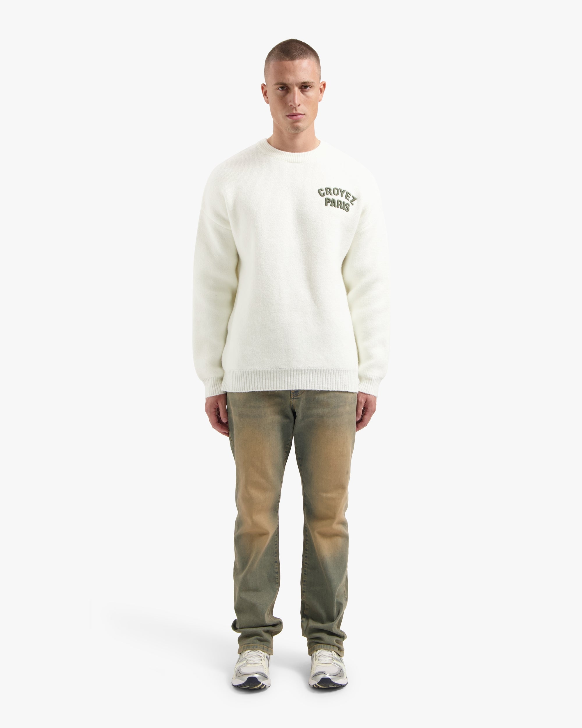 CROYEZ PARIS KNIT SWEATER | OFF-WHITE