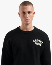CROYEZ PARIS KNIT SWEATER | BLACK