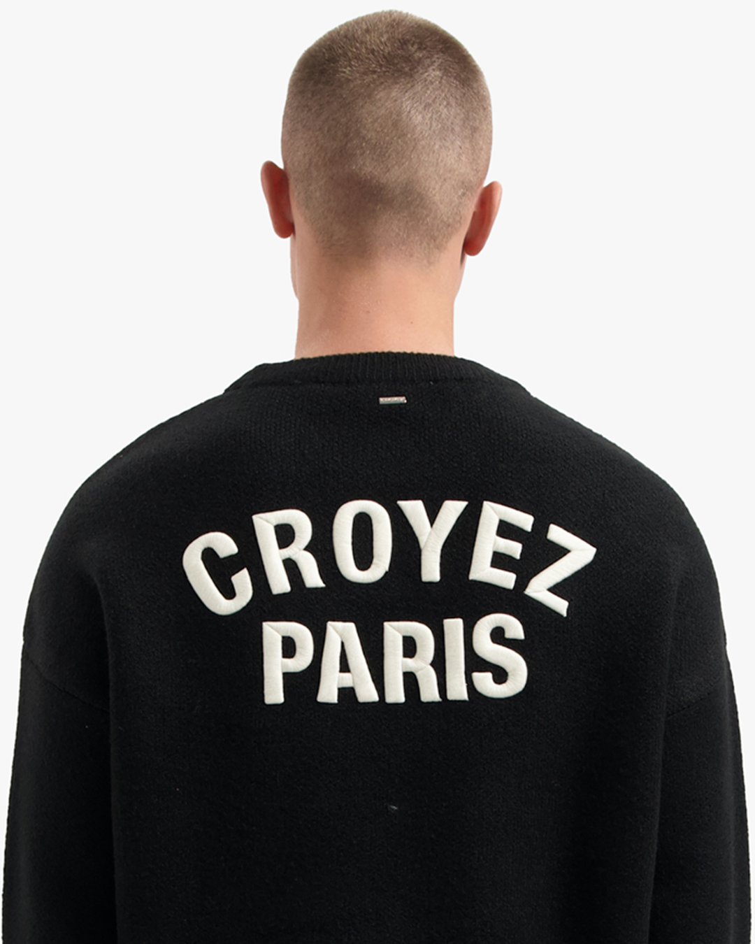 CROYEZ PARIS KNIT SWEATER | BLACK