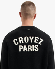 CROYEZ PARIS KNIT SWEATER | BLACK