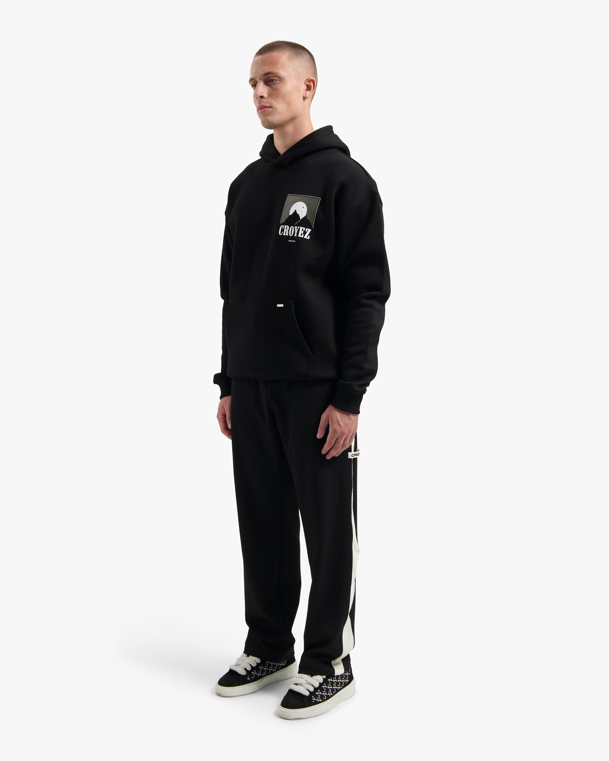 CROYEZ SLOPES HOODIE | BLACK