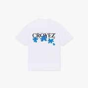 CROYEZ BOTANIQUE T-SHIRT | WHITE/COBALT