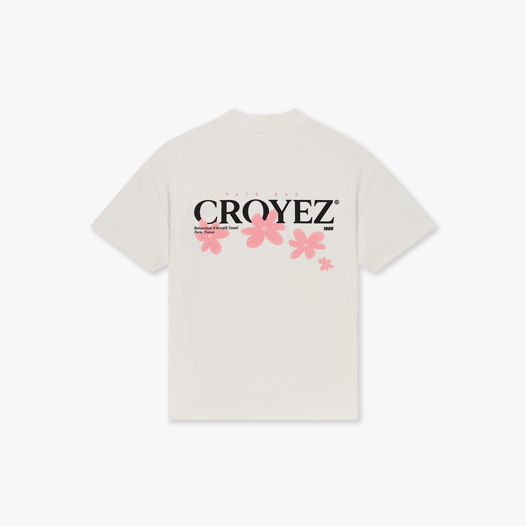 CROYEZ BOTANIQUE T-SHIRT | OFF-WHITE/PINK