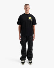 CROYEZ BOTANIQUE T-SHIRT | BLACK/LIME
