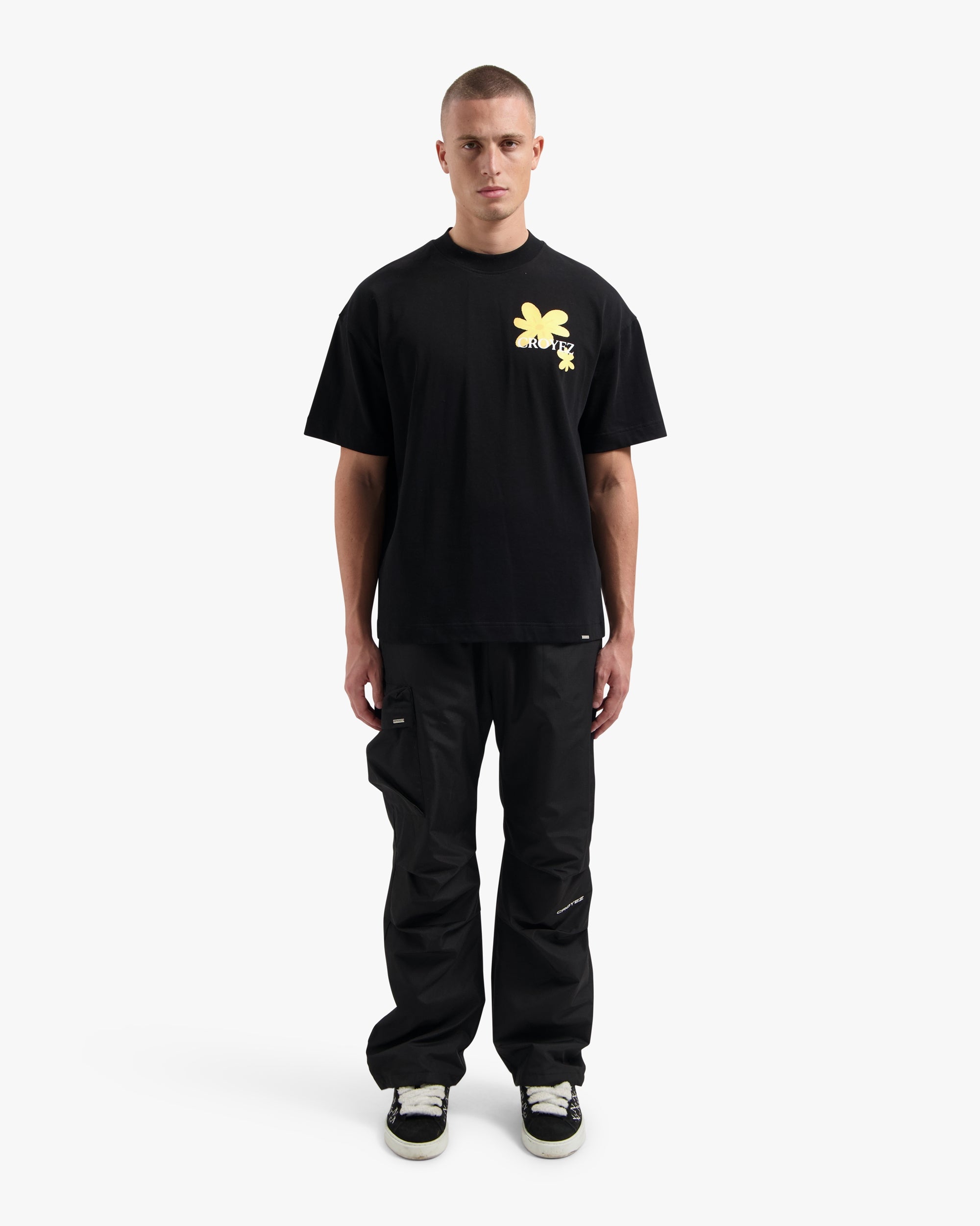 CROYEZ BOTANIQUE T-SHIRT | BLACK/LIME