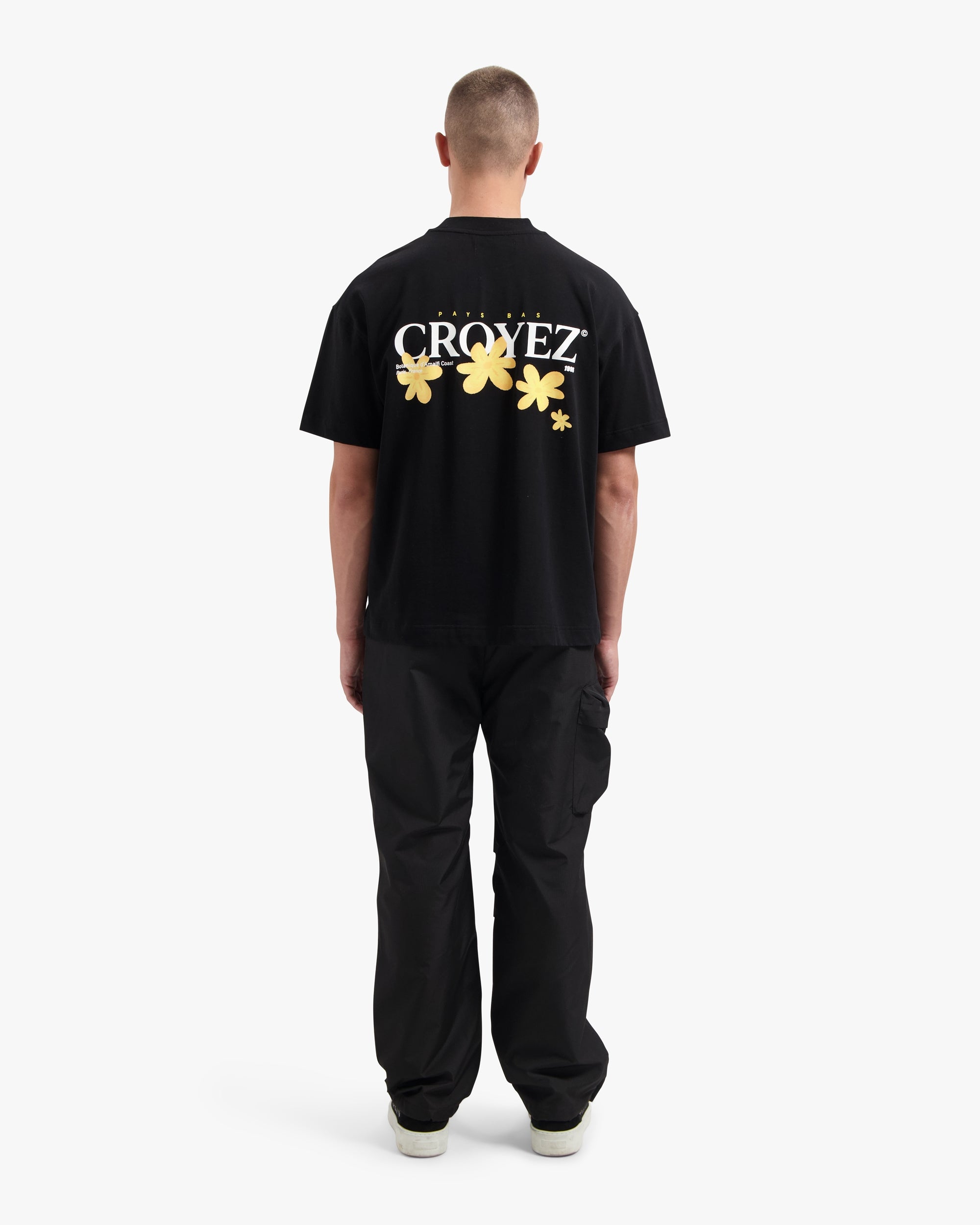 CROYEZ BOTANIQUE T-SHIRT | BLACK/LIME