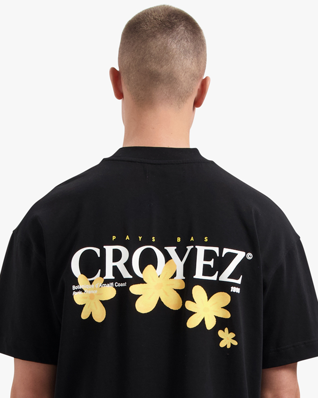 CROYEZ BOTANIQUE T-SHIRT | BLACK/LIME