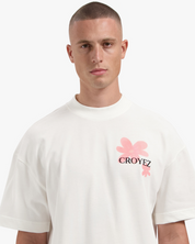 CROYEZ BOTANIQUE T-SHIRT | OFF-WHITE/PINK