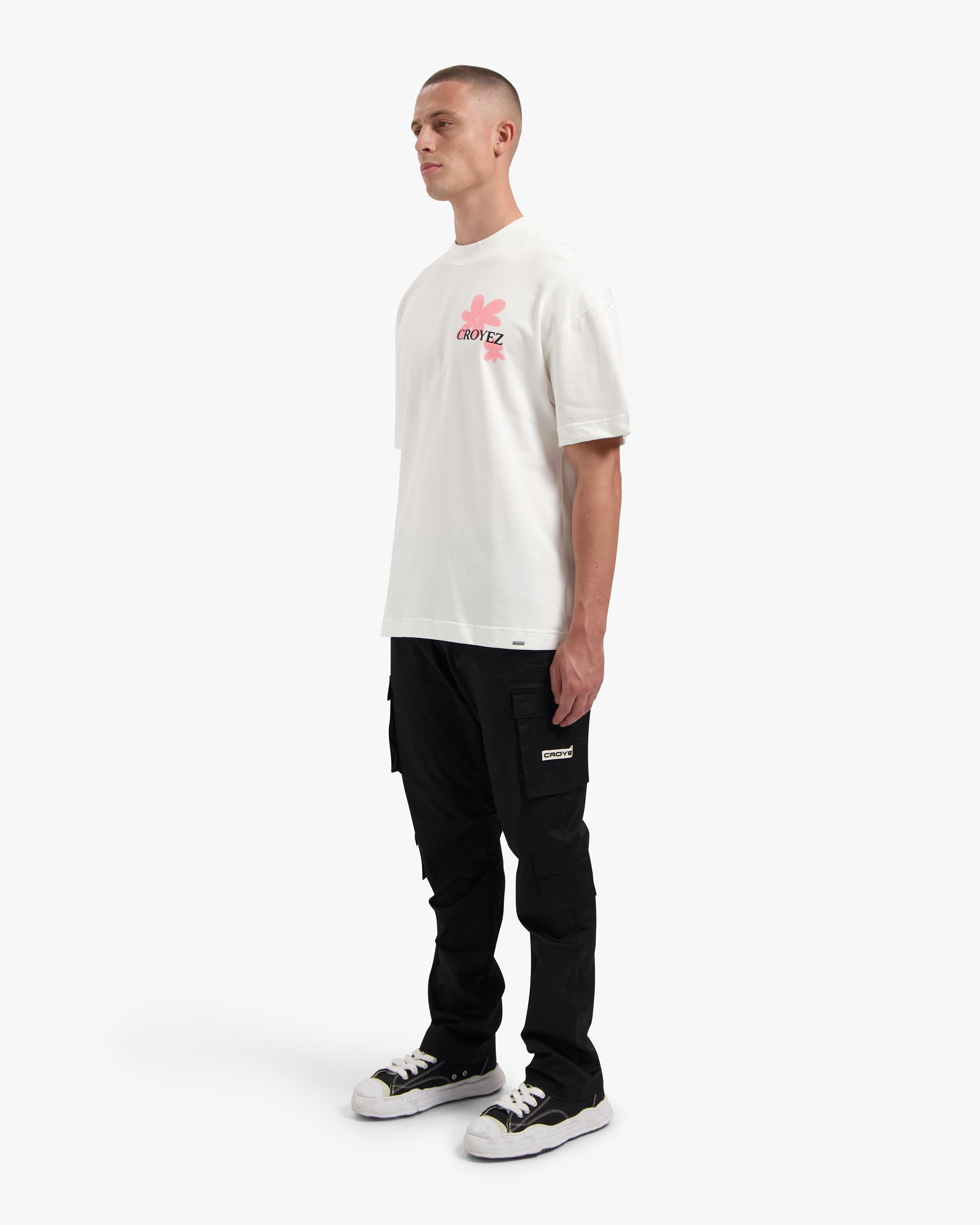 CROYEZ BOTANIQUE T-SHIRT | OFF-WHITE/PINK