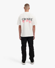 CROYEZ BOTANIQUE T-SHIRT | OFF-WHITE/PINK