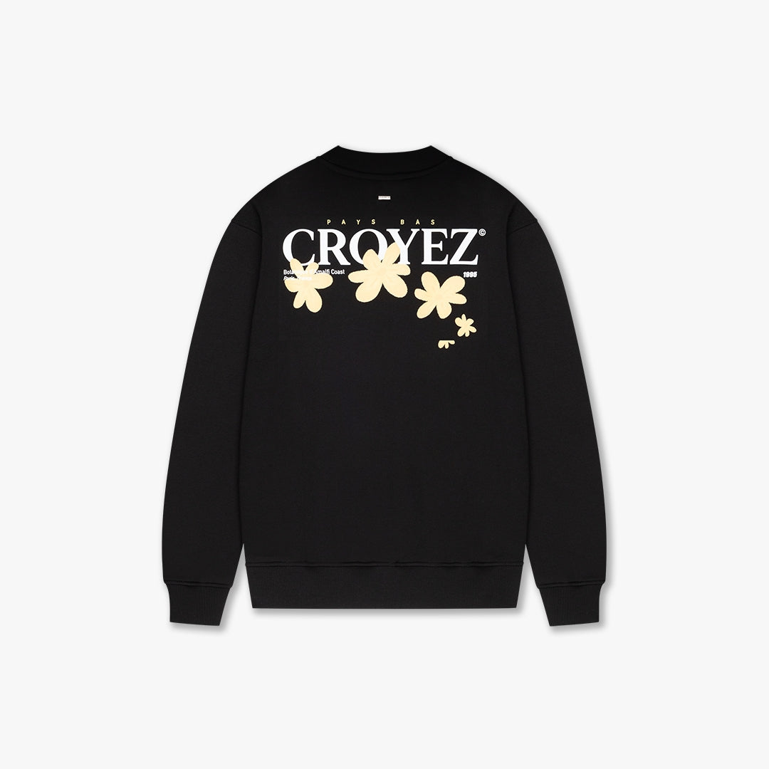 CROYEZ BOTANIQUE SWEATER | BLACK/LIME