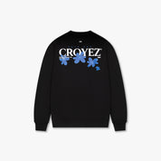 CROYEZ BOTANIQUE SWEATER | BLACK/COBALT