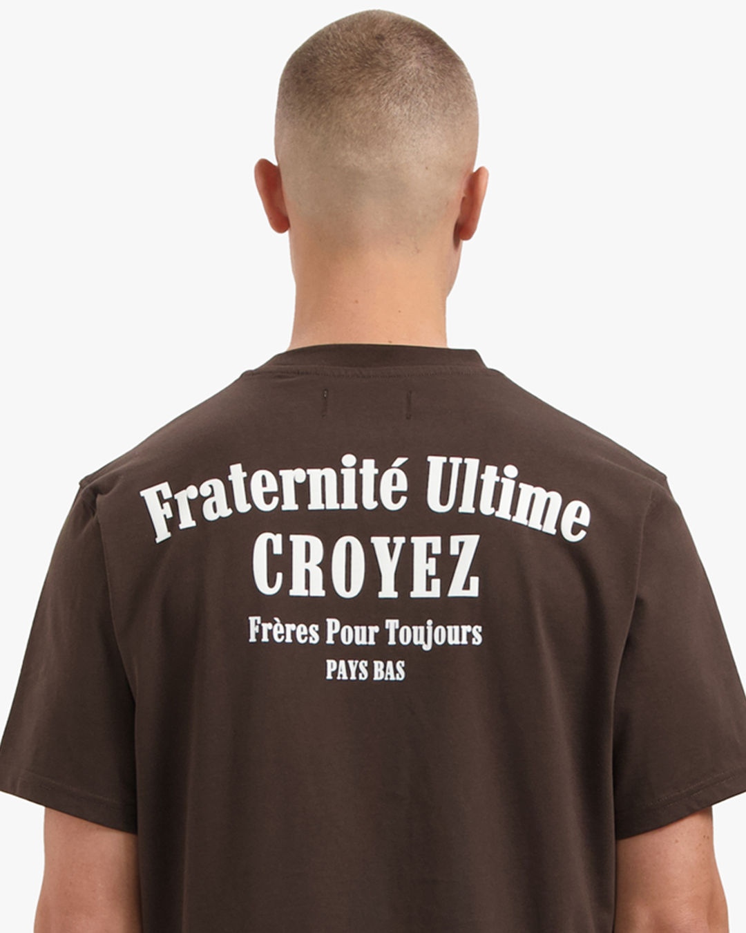 CROYEZ FRATERNITÉ T-SHIRT | BROWN
