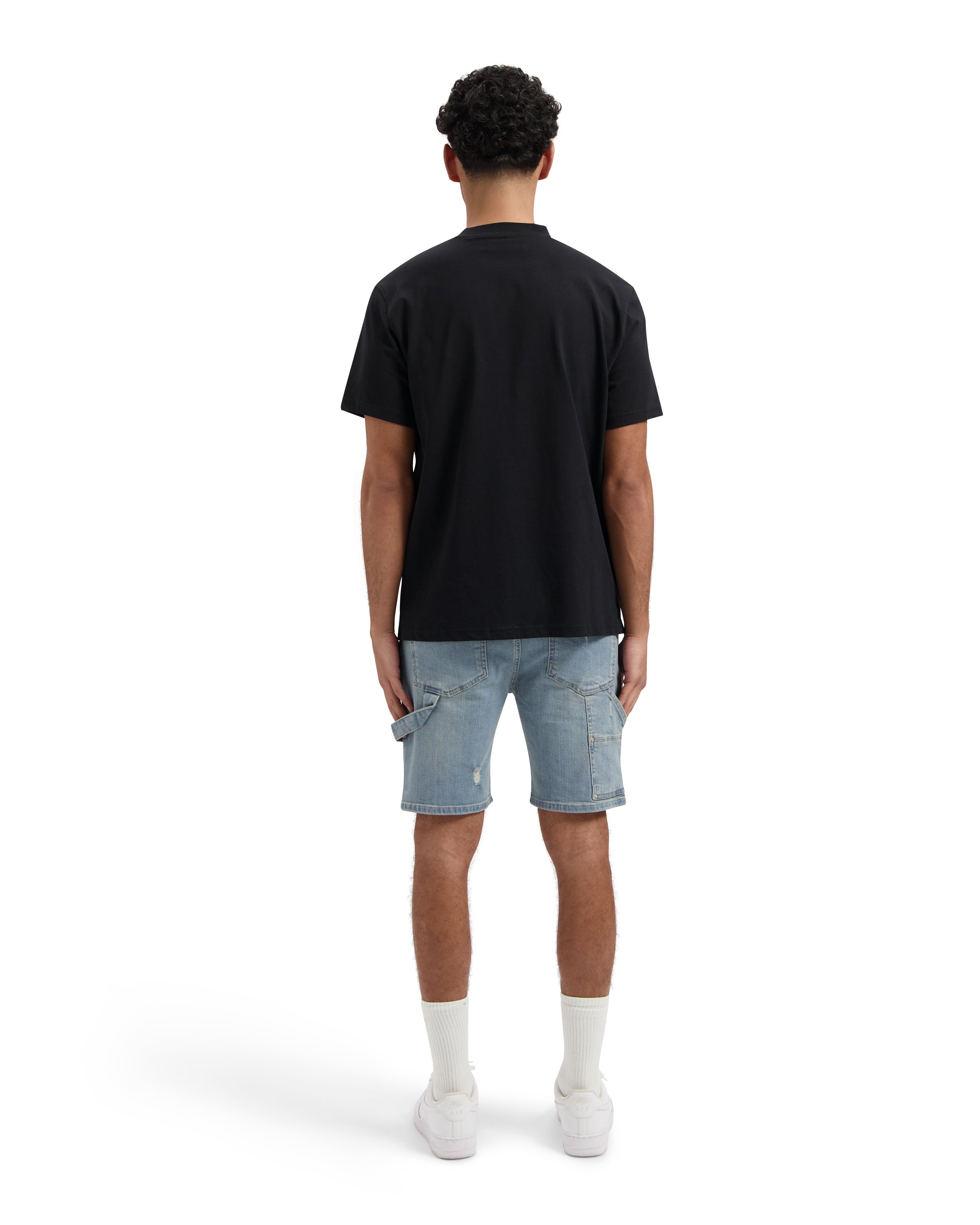 CROYEZ CH2 CARPENTER DENIM SHORTS | DUST BLUE