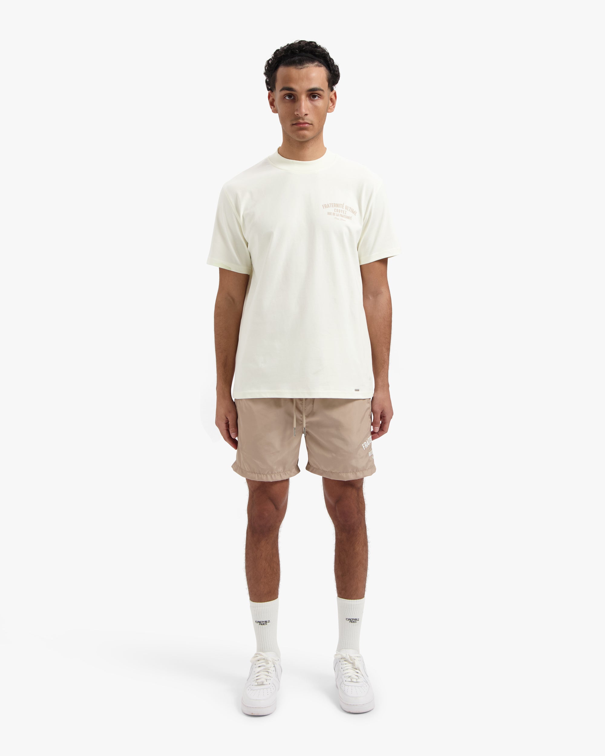 CROYEZ FRATERNITÉ SWIM SHORTS | KHAKI