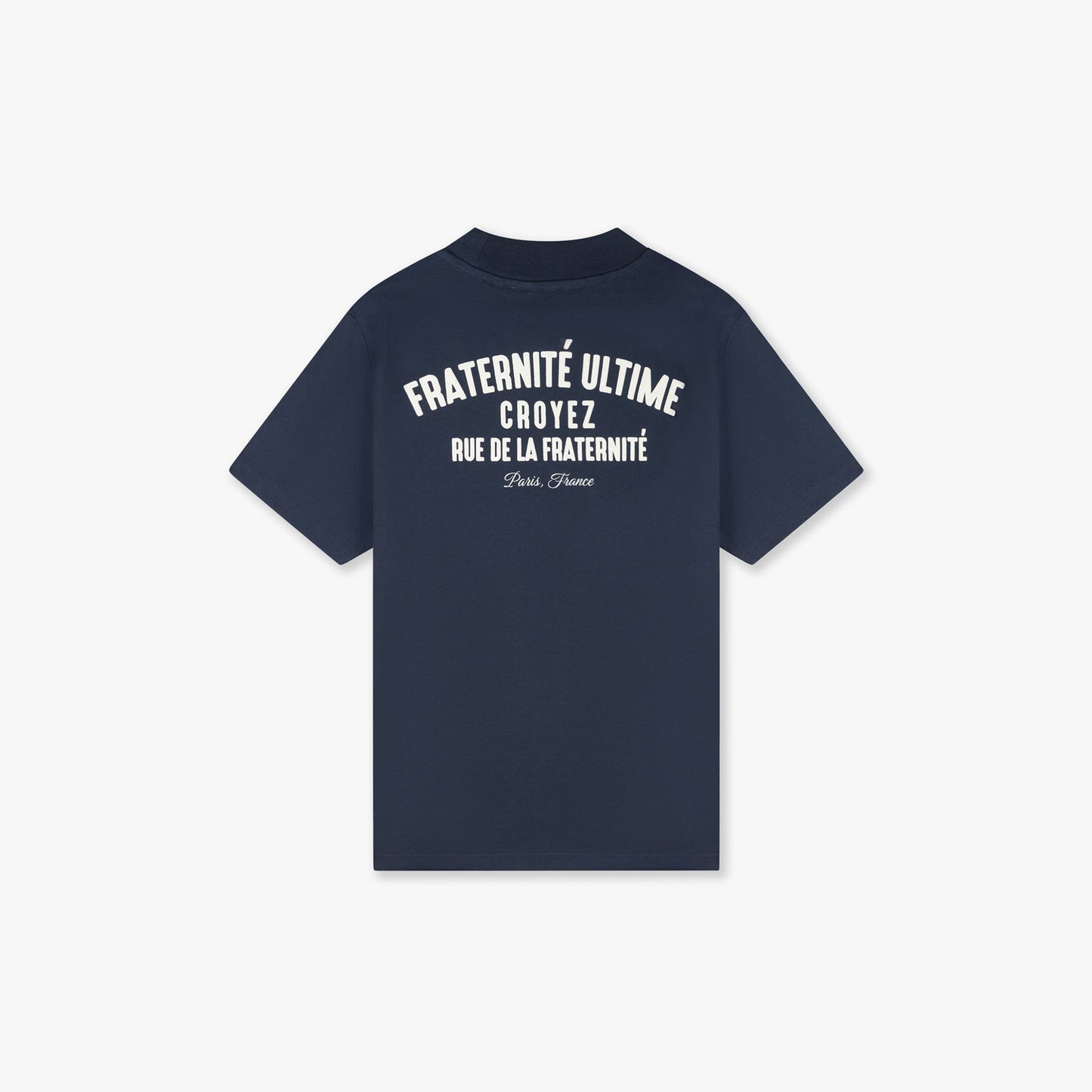 CROYEZ FRATERNITÉ PUFF T-SHIRT - NAVY/WHITE