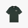 CROYEZ FRATERNITÉ PUFF T-SHIRT - DARK GREEN/OFF-WHITE