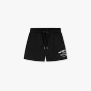 CROYEZ FRATERNITÉ SWIM SHORTS | BLACK/WHITE