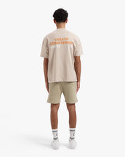 CROYEZ HEAVYWEIGHT LOGO SHORTS | KHAKI