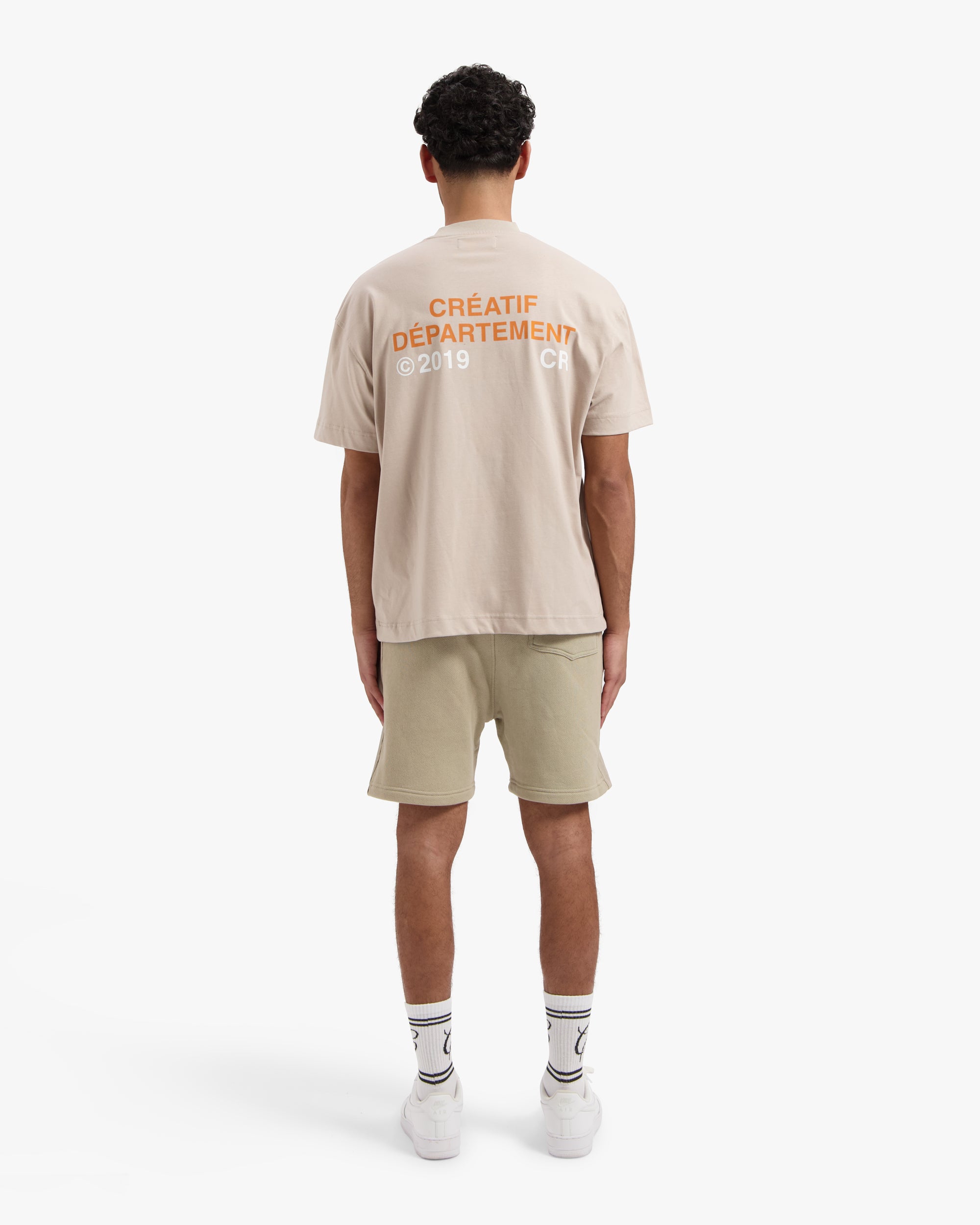 CROYEZ HEAVYWEIGHT LOGO SHORTS | KHAKI