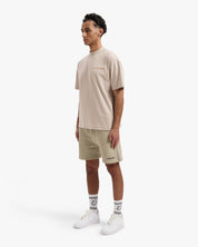 CROYEZ HEAVYWEIGHT LOGO SHORTS | KHAKI