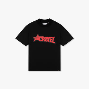 CROYEZ CELESTIAL T-SHIRT | BLACK/RED
