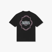 CROYEZ MOROCCAN T-SHIRT | BLACK/PINK