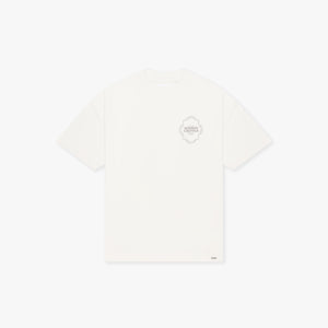 CROYEZ MOROCCAN T-SHIRT | OFF-WHITE/BROWN