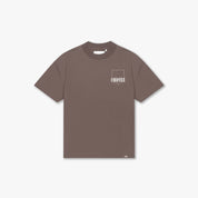 CROYEZ MAROC FUMES T-SHIRT | BROWN/OFF-WHITE