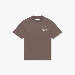 CROYEZ MAROC FUMES T-SHIRT | BROWN/OFF-WHITE