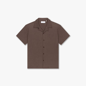 CROYEZ ZEPLIN SEERSUCKER SHIRT | BROWN