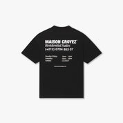 CROYEZ MAISON T-SHIRT | BLACK