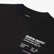 CROYEZ MAISON T-SHIRT | BLACK