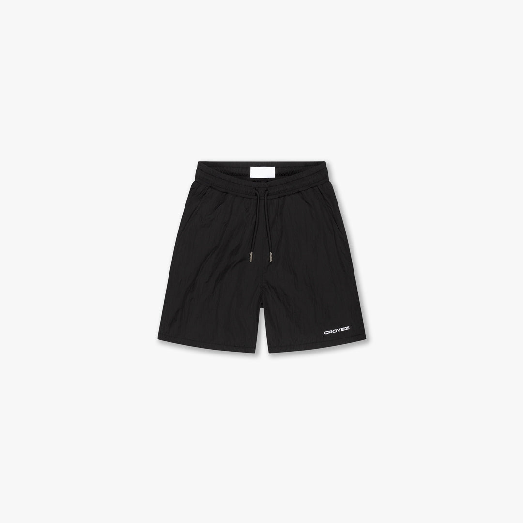 CROYEZ NYLON HYBRID SHORTS | BLACK
