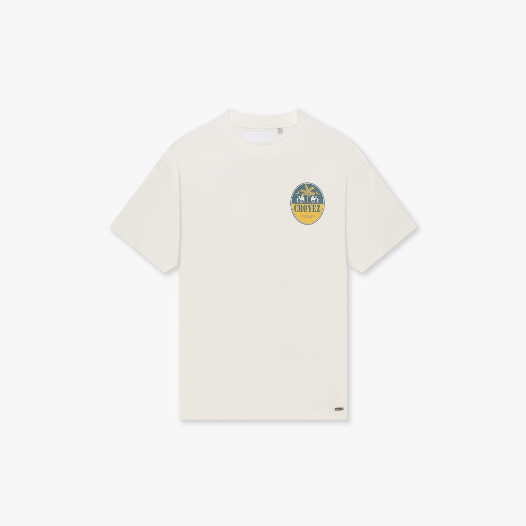CROYEZ CAMEL T-SHIRT | OFF-WHITE