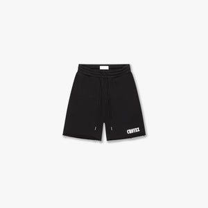 CROYEZ SMOKING LOGO SHORTS | BLACK