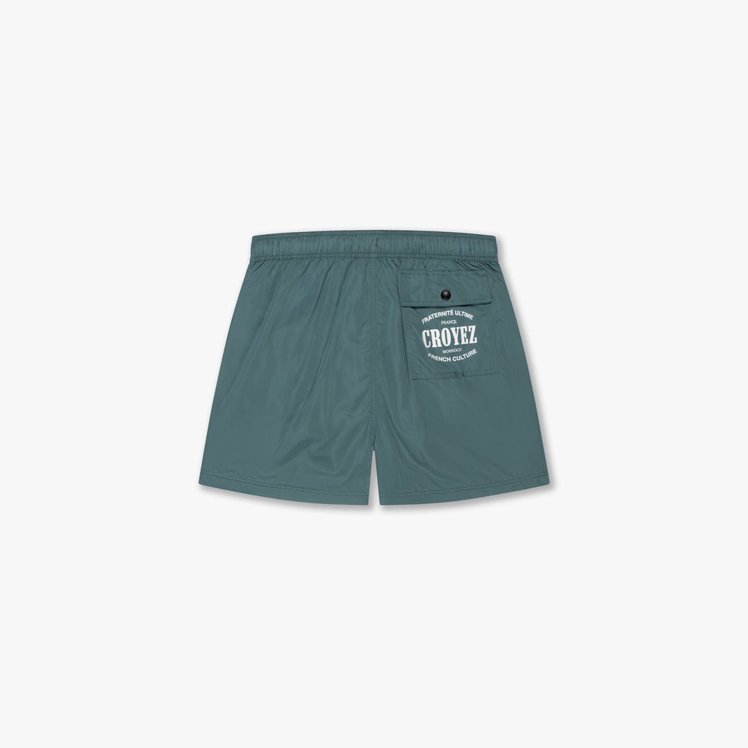 CROYEZ STAMP SWIM SHORTS | GREEN