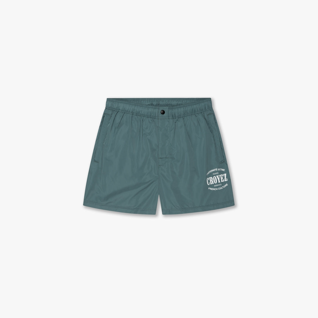 CROYEZ STAMP SWIM SHORTS | GREEN