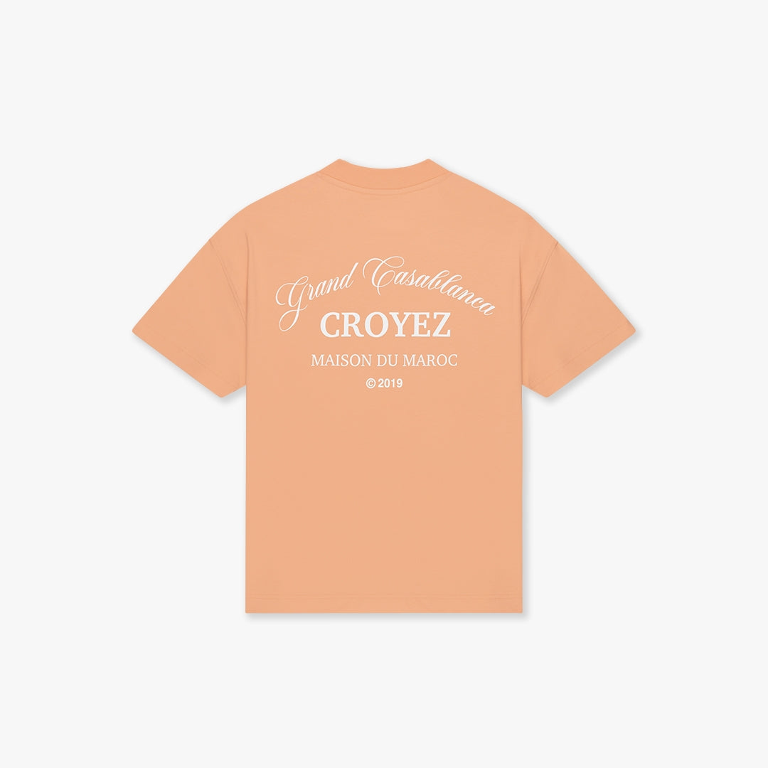 CROYEZ GRAND CASABLANCA T-SHIRT | PEACH