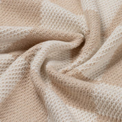 CROYEZ KNITTED CHECKERBOARD SHIRT | OFF-WHITE/BEIGE