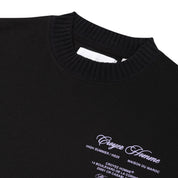 CROYEZ SHOWROOM T-SHIRT | BLACK/LILAC