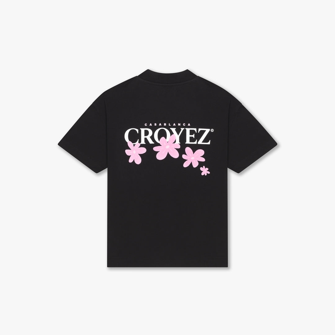 CROYEZ BOTANIQUE T-SHIRT | BLACK/PINK