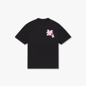CROYEZ BOTANIQUE T-SHIRT | BLACK/PINK