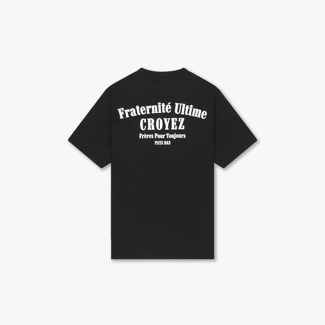 CROYEZ FRATERNITÉ T-SHIRT | BLACK/WHITE