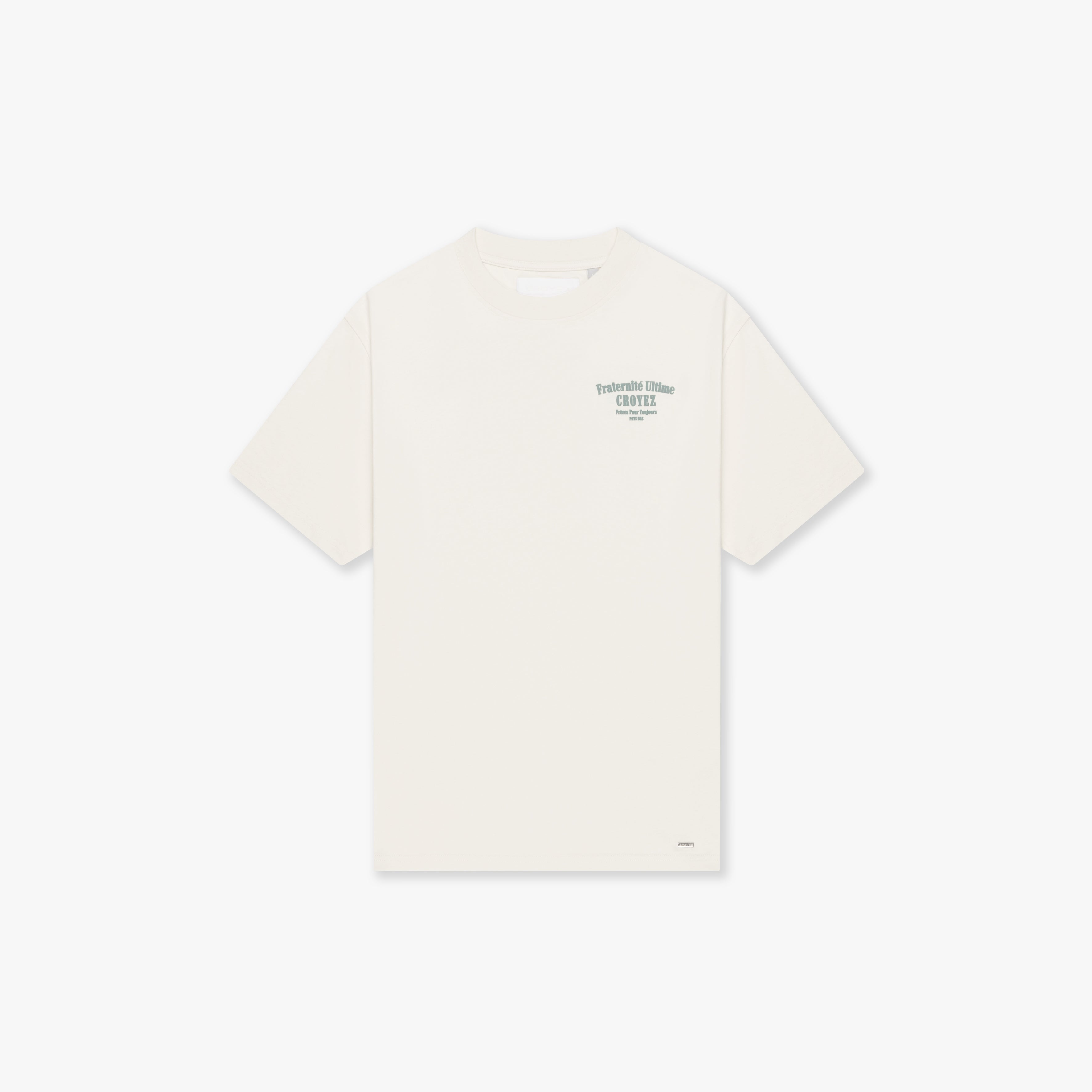  CROYEZ FRATERNITÉ T-SHIRT | OFF-WHITE/GREEN