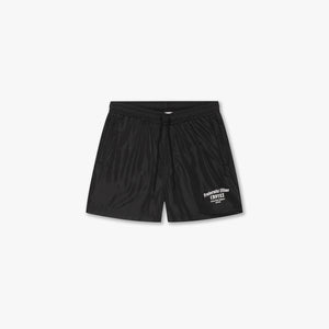 CROYEZ FRATERNITÉ SWIM SHORTS | BLACK/WHITE
