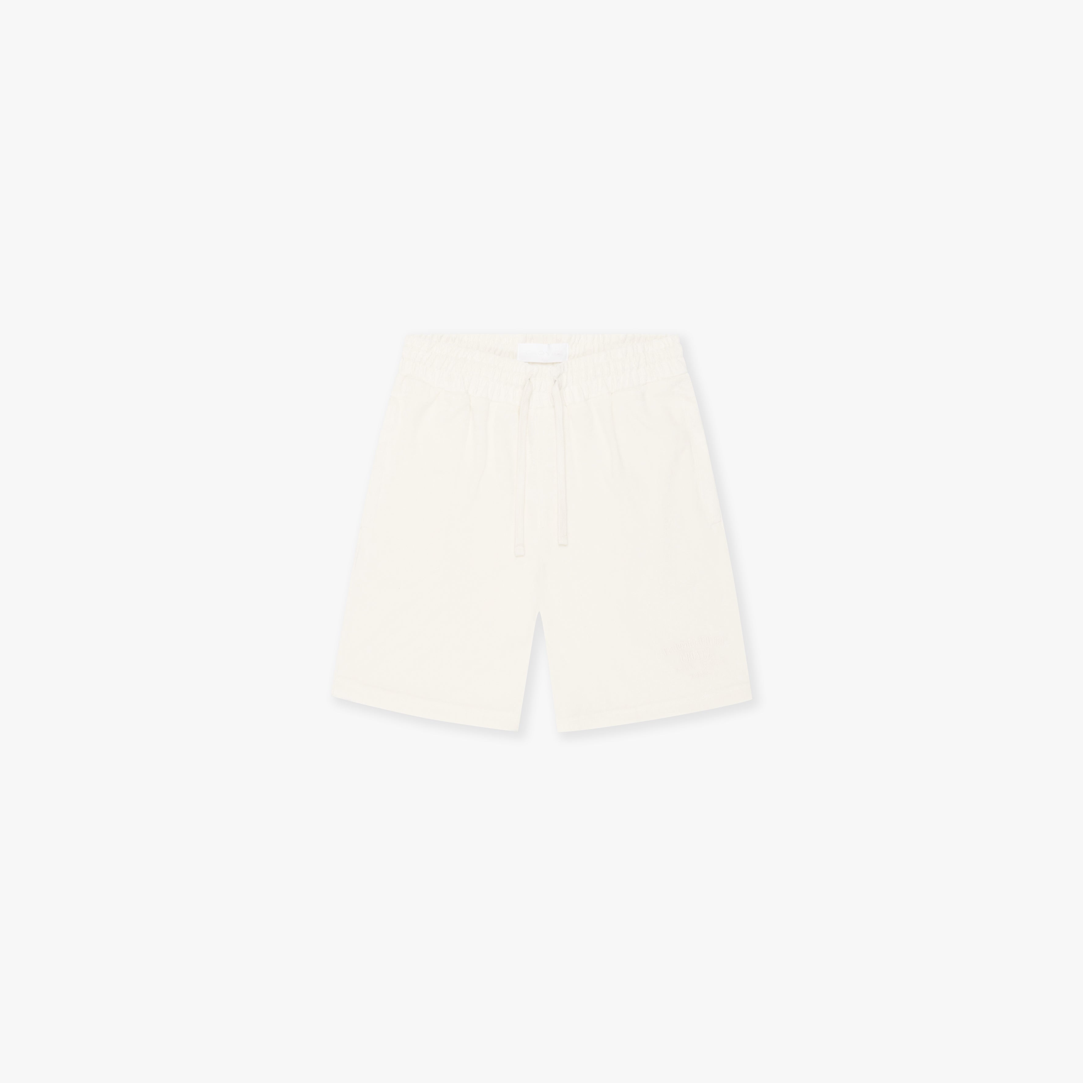CROYEZ FRATERNITÉ TOWELLING SHORTS | OFF-WHITE