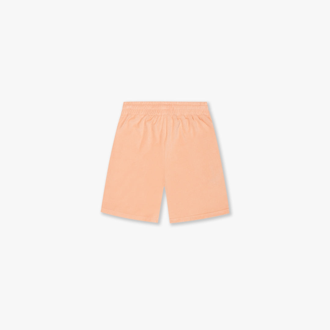 CROYEZ FRATERNITÉ TOWELLING SHORTS | PEACH