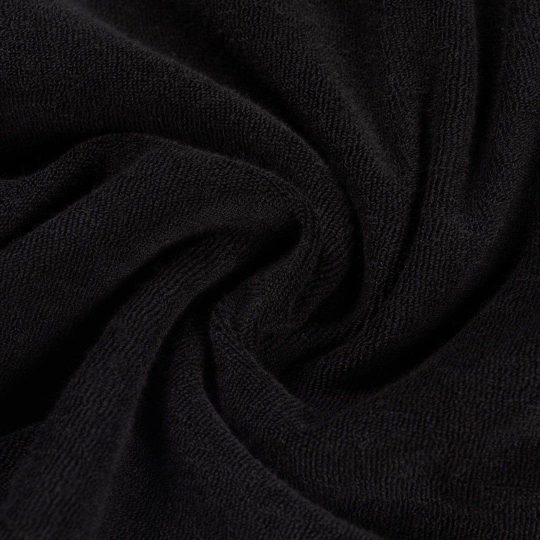 CROYEZ FRATERNITÉ TOWELLING SHORTS | BLACK